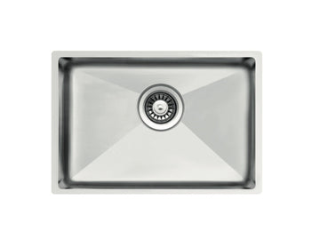 24 inch Stainless Steel Dualmount Single Bowl Extra Deep Utility Laundry Sink - Utility N24 - Sink Depot